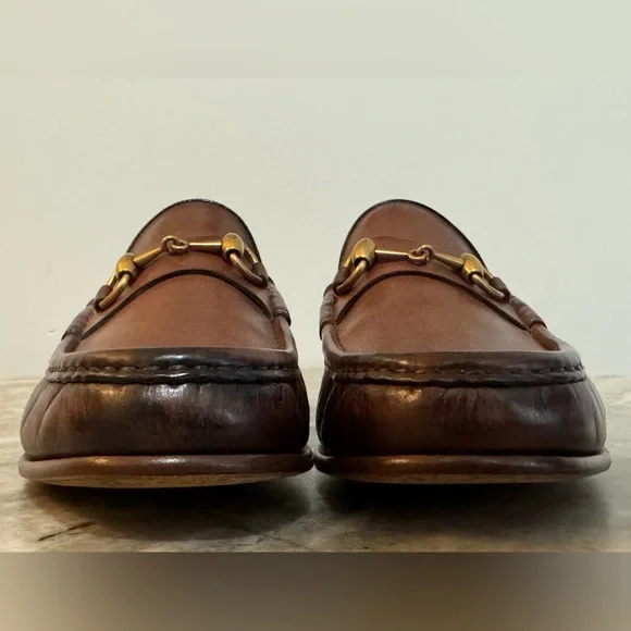 GUCCI 1953 Horsebit Leather Loafer Brown Ombre 8 / 8.5 US  display picture 3